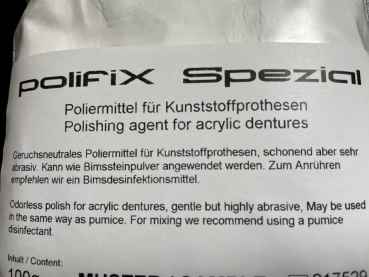 polifiX® spezial -Poliermittel für Kunststoffprothesen Inh. 2.000g.
