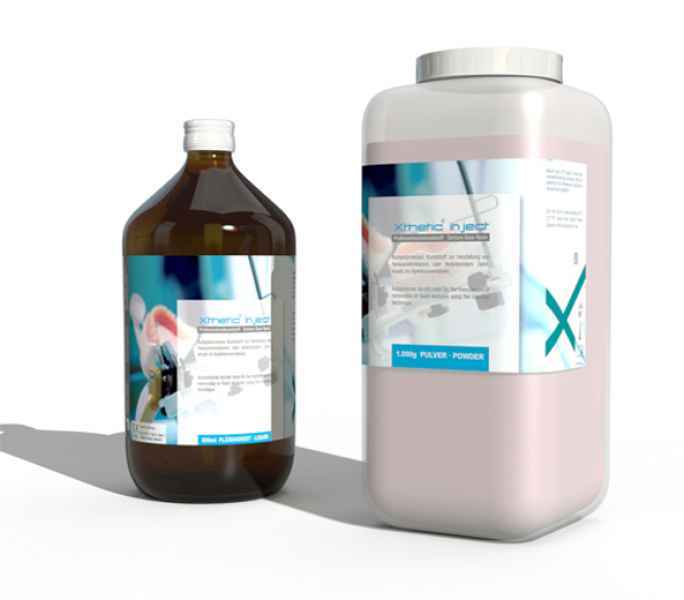 Xthetic® inject Prothesenkunststoff, Autopolymerisat  ohne  Flüssigkeit