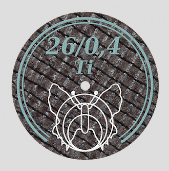 Trennscheiben für Titan und Kunststoff 26/0,4Ti Inh. 20 St