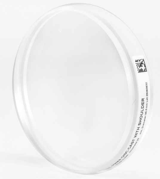 Premia PMMA Disc-Clear-Transparent 98er  95er und 71er Disc. mit Rand für provisorischen Zahnersatz