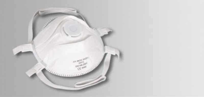 Mundschutz - Feinstaubmasken FFP3 Verpackungseinheit  5 St.