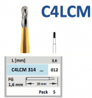 Hartmetallkronentrennern für Zahnärzte Inh.5St